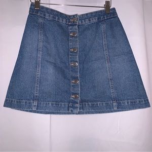 H&M mini denim skirt